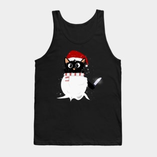 Stabby Snowcat Tank Top